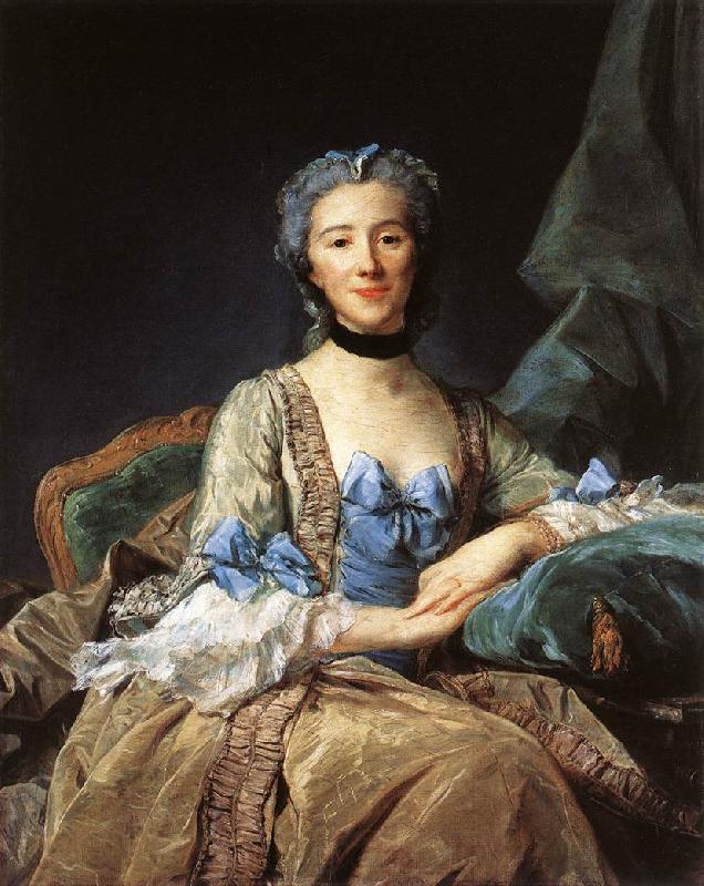 PERRONNEAU, Jean-Baptiste Madame de Sorquainville af Norge oil painting art